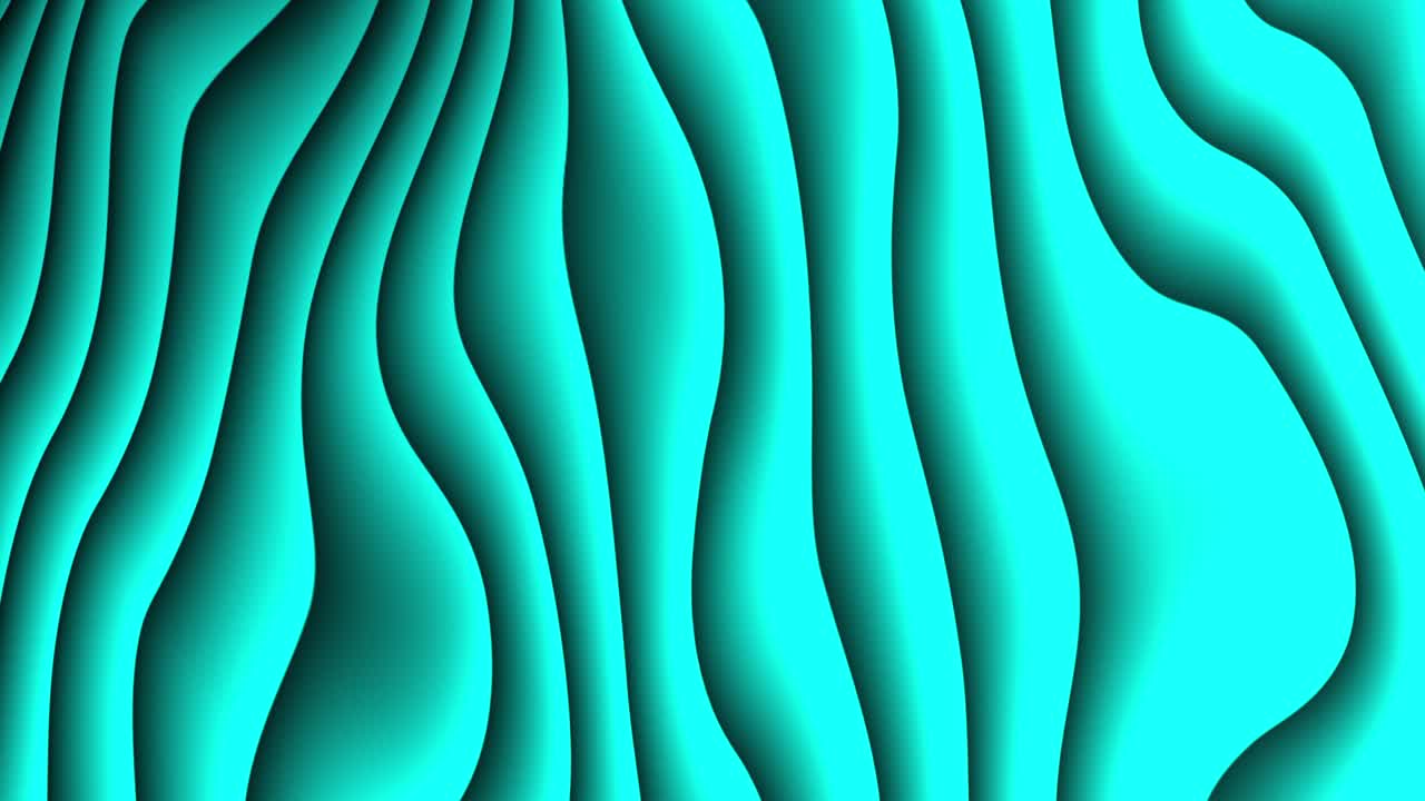 Green colorful liquid smooth wave background