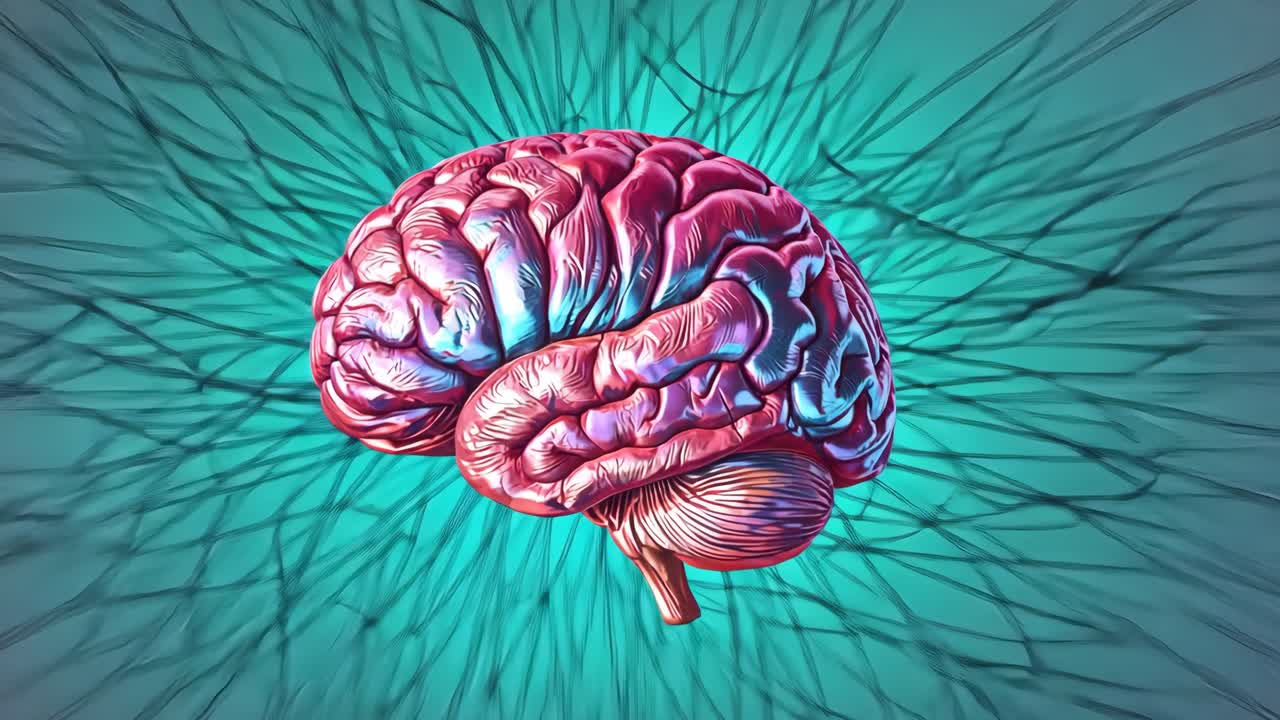 Ilustración de un cerebro humano