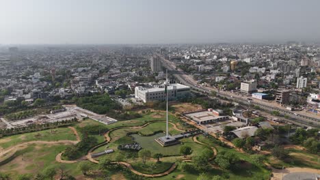 overhead capture of jaipur's vibrant street life and crowded lanes.