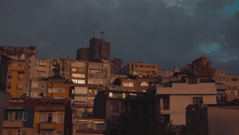 un lapso de tiempo de día a noche de dolapdere,