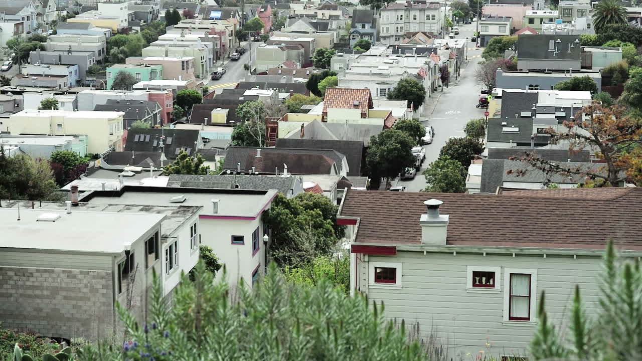 남미 의 경치 좋은 마을 구역 의 다큐멘터리 정적 촬영