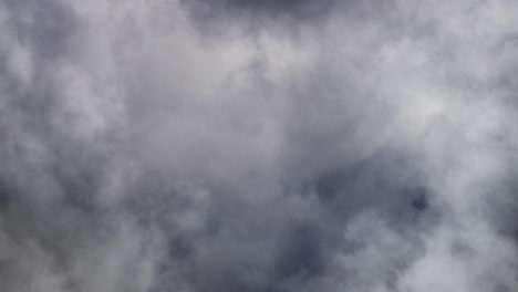 time lapse close up of a thunderstorm and cumulonimbus clouds moving across the sky