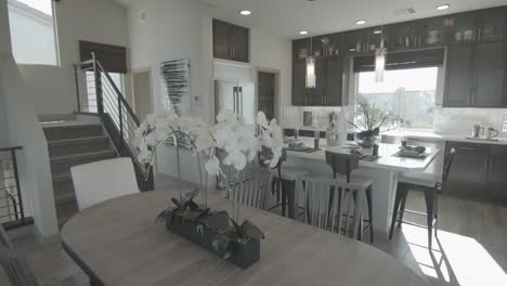 sleek and modern furnished house  for sale -  medium shot