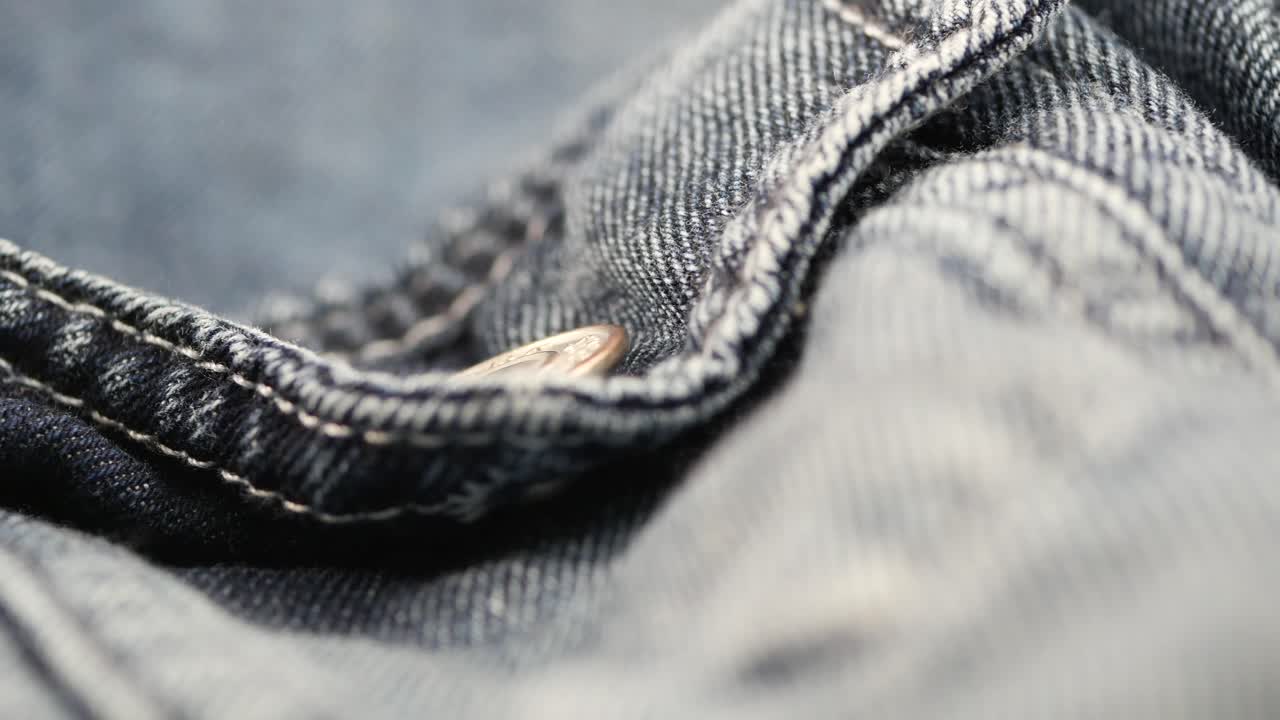 Close-up of Denim Jeans