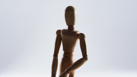 figurine standing on white background