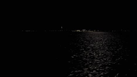 city lights on the horizon
