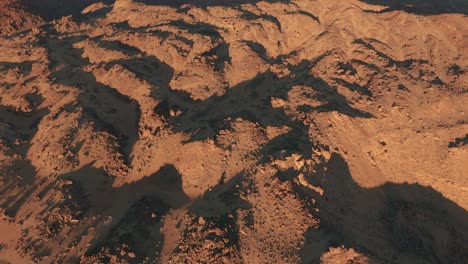 aerial view on surfase mars. a futuristic concept of a colonization of red planet