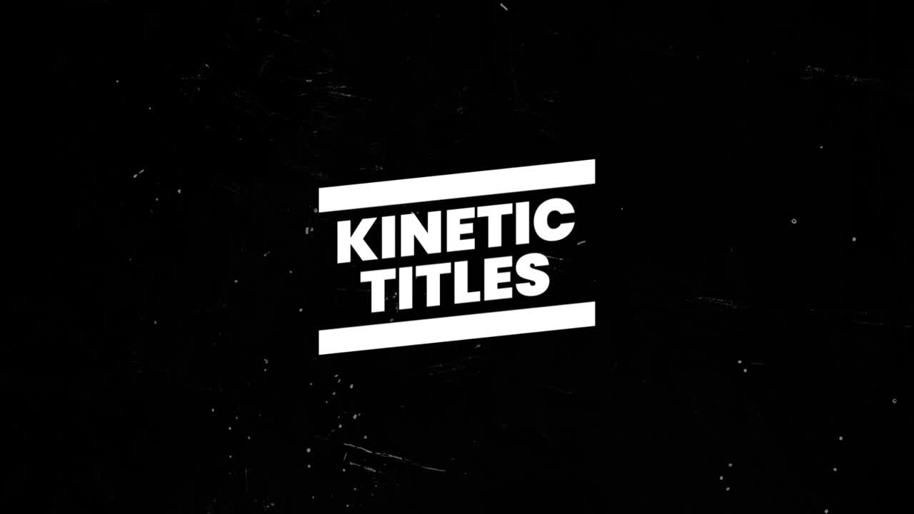 Fast Kinetic Titles 09 Adobe After Effects 2022 Resolution 3840×2160 RGB version included