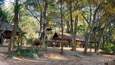 casa tradicional serena en medio de la vegetación exuberante