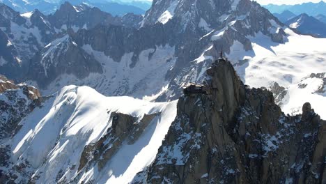 Overview-over-the-beautiful-mountain-range-of-mount-Everest---Aerial-Drone-Shot