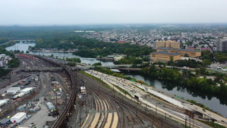 aerial view of philadelphia, pennsylvania