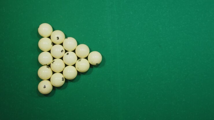 Russian Billiards Table with Balls