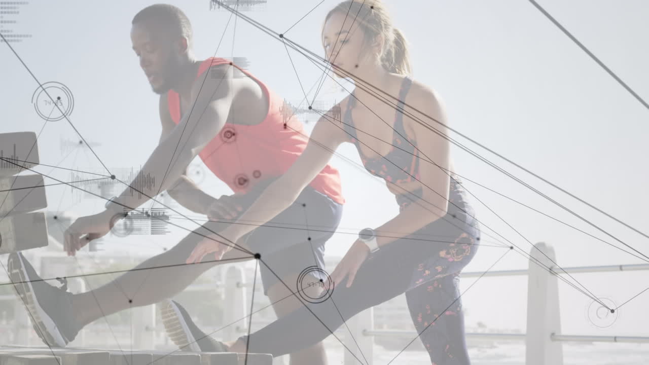 야외 운동을 하는 여성과 남성에 대한 연결 네트워크의 활성화