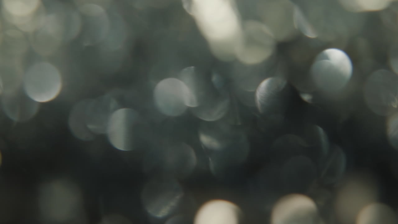 encantamiento de vacaciones oropel foco suave bokeh en 4k