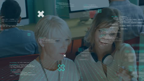 procesamiento de datos contra personas que trabajan en una oficina