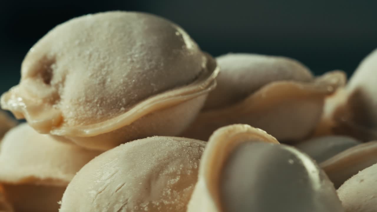 albóndigas congeladas de cerca