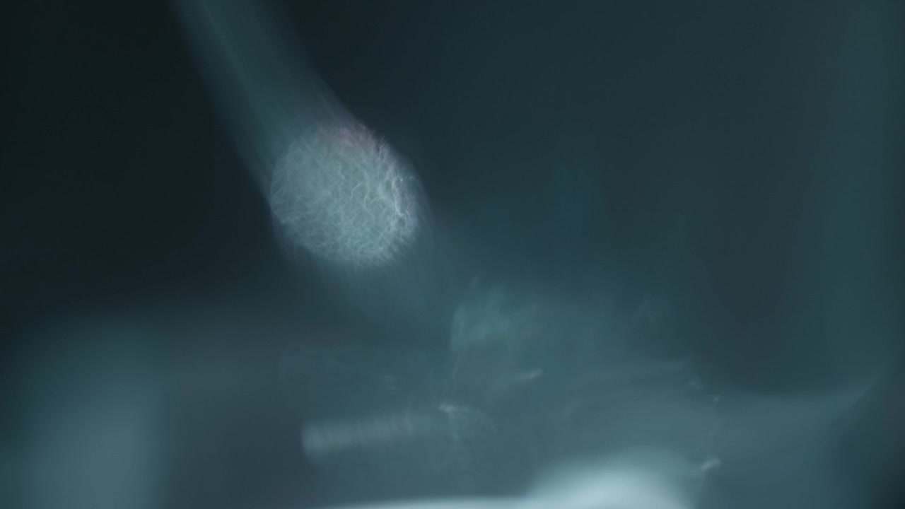 Abstract Light Leaks and Bokeh on Dark Background
