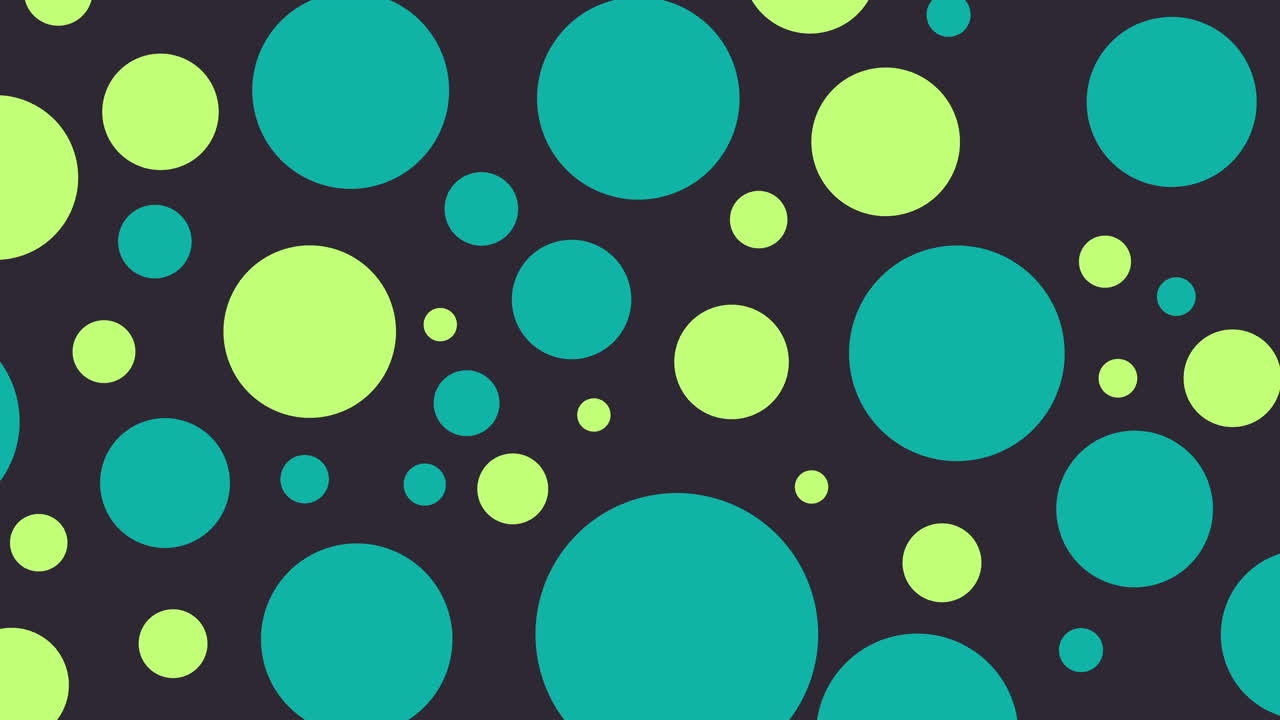 Abstract Colorful Fancy Rotating Circles Loop Background 4K