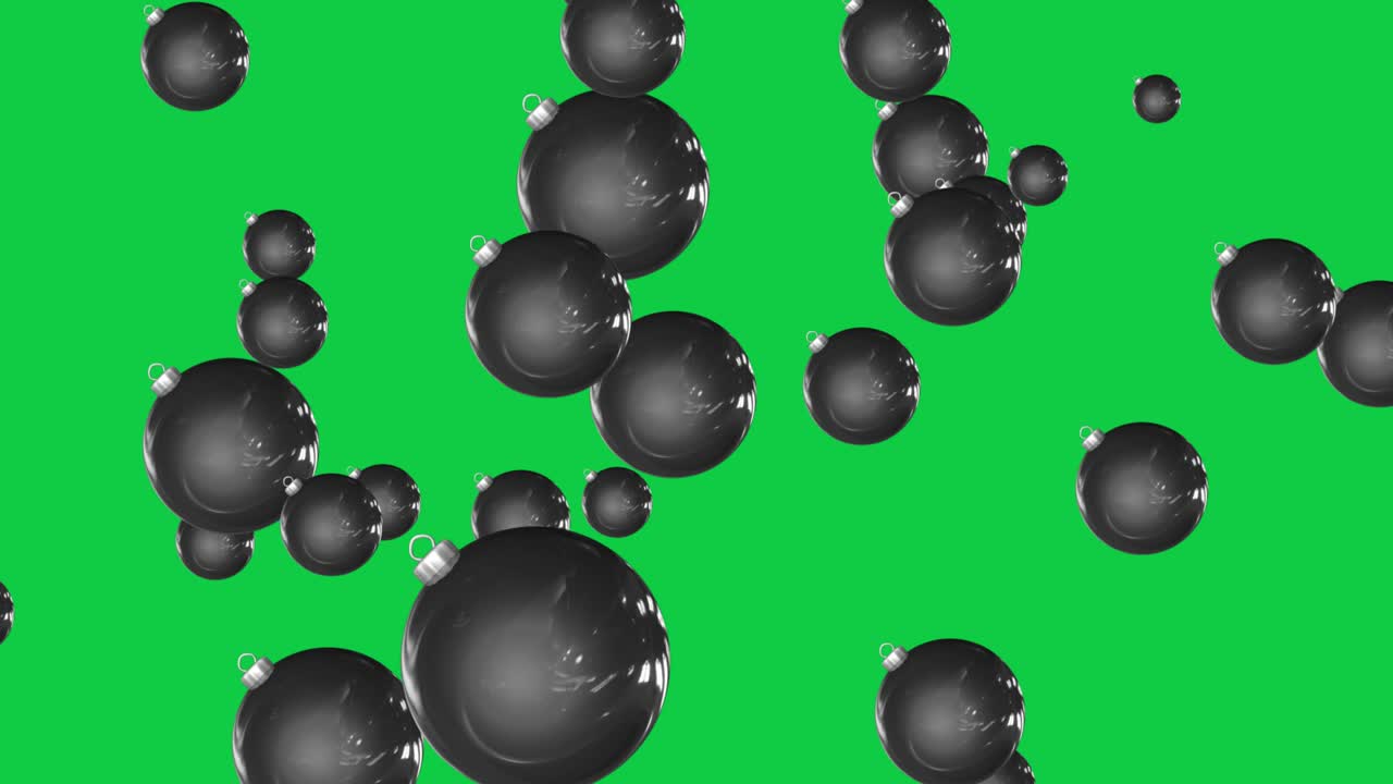 크리스마스 장식 - 추상적인 크리스마스 트리 장식 루프 가능한 배경 - 춤을 추는 장식 - 크리스마с 장식 - 움직이는 공