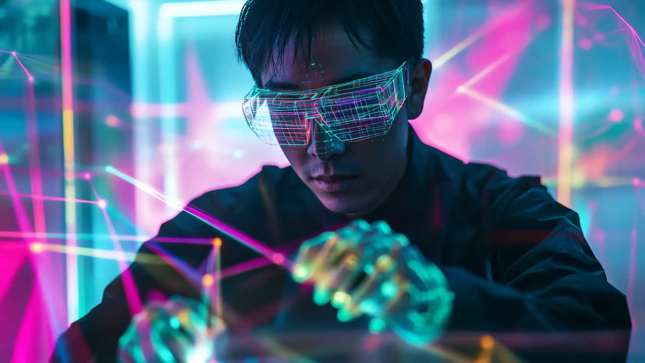 Future Technology Augmented Reality Glasses