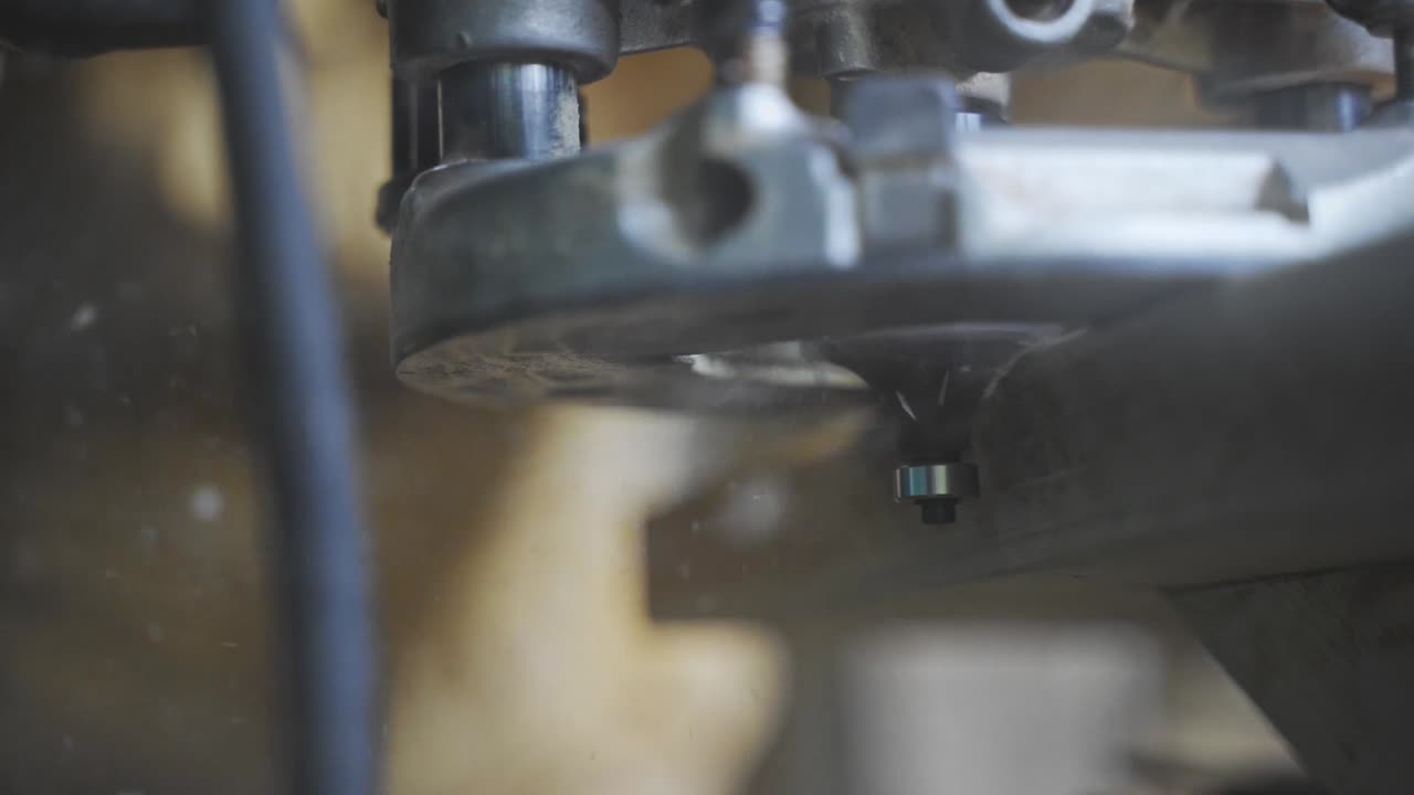 작업장 목공 작업 나무 모양 먼지