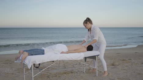 beach massage