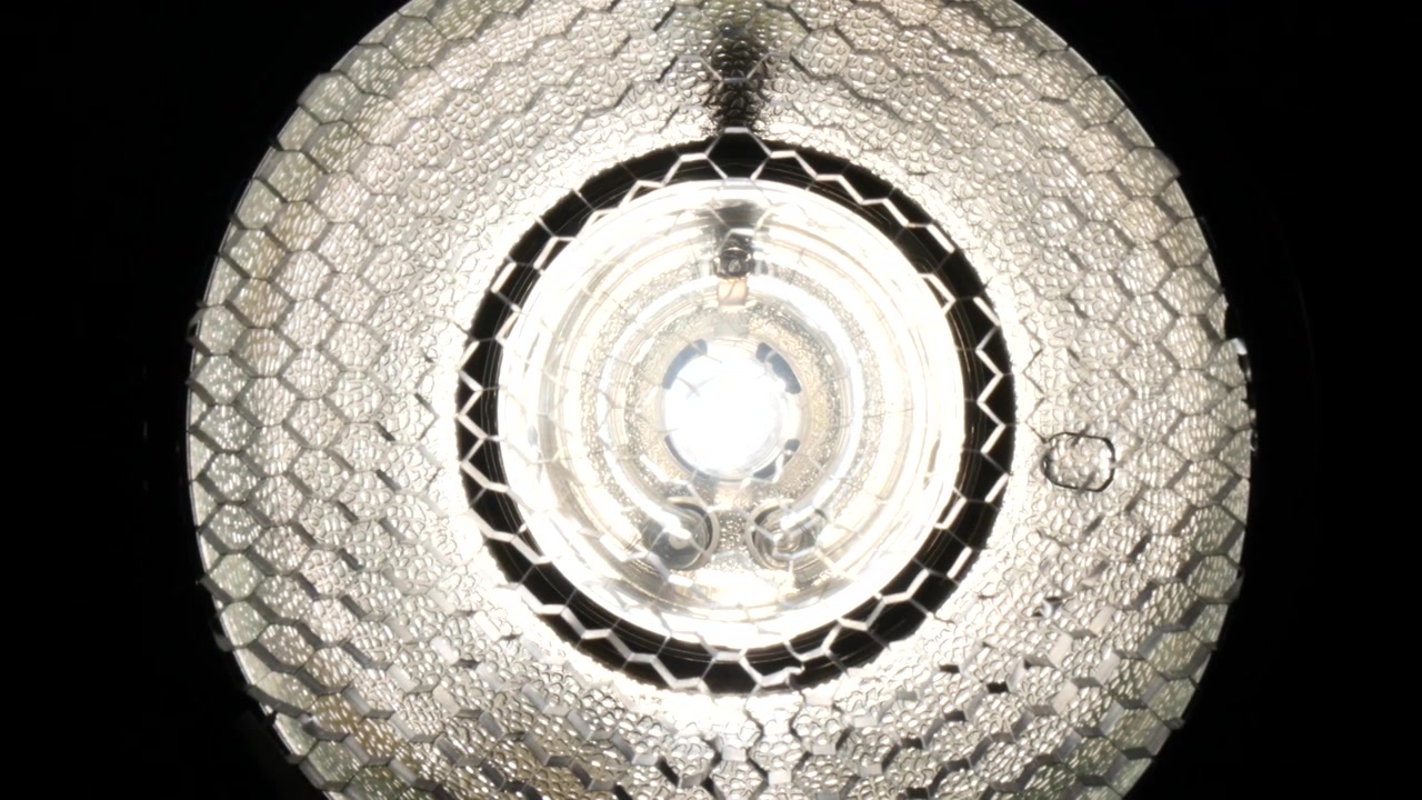 Anima a nido d'ape con luce che si accende e si spegne