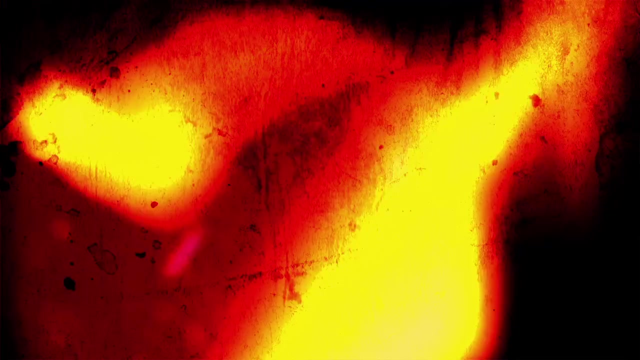 Dynamic Red and Yellow Light Leaks and Film Burn Overlay