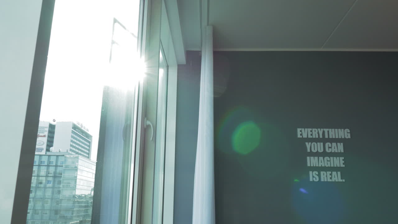 긍정적인 생각: 당신이 상상할 수 있는 모든 것이 현실입니다.