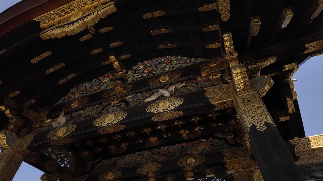 Kara-mon Gate Japanese architecture Nijō Castle Kyoto, Japan toursit attraction