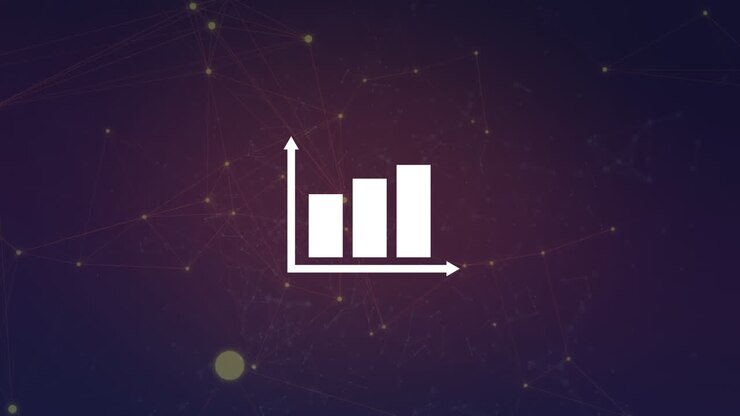 Animation of diagram over network of connections on black background