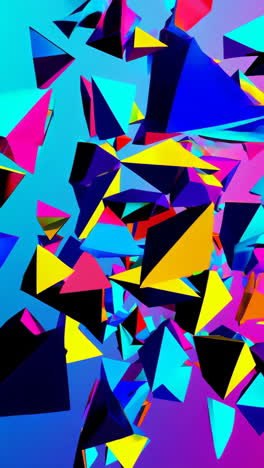 dynamic abstract geometric pyramids