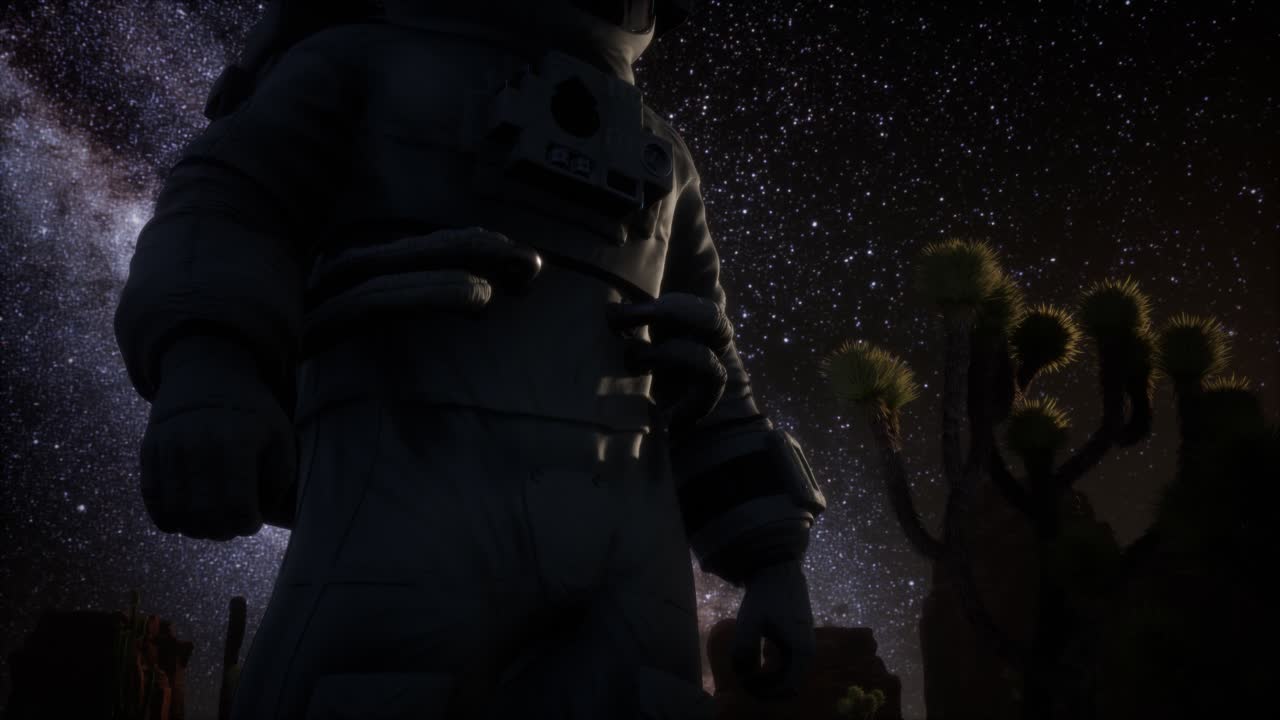 죽음의 계곡에서 우주비행사와 별의 은하계 형성