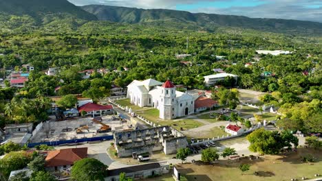 in oslob town, by the ocean’s grace, church stands tall, a sacred place