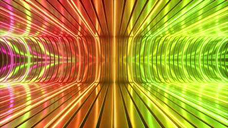 neon tunnel 3d graphic design