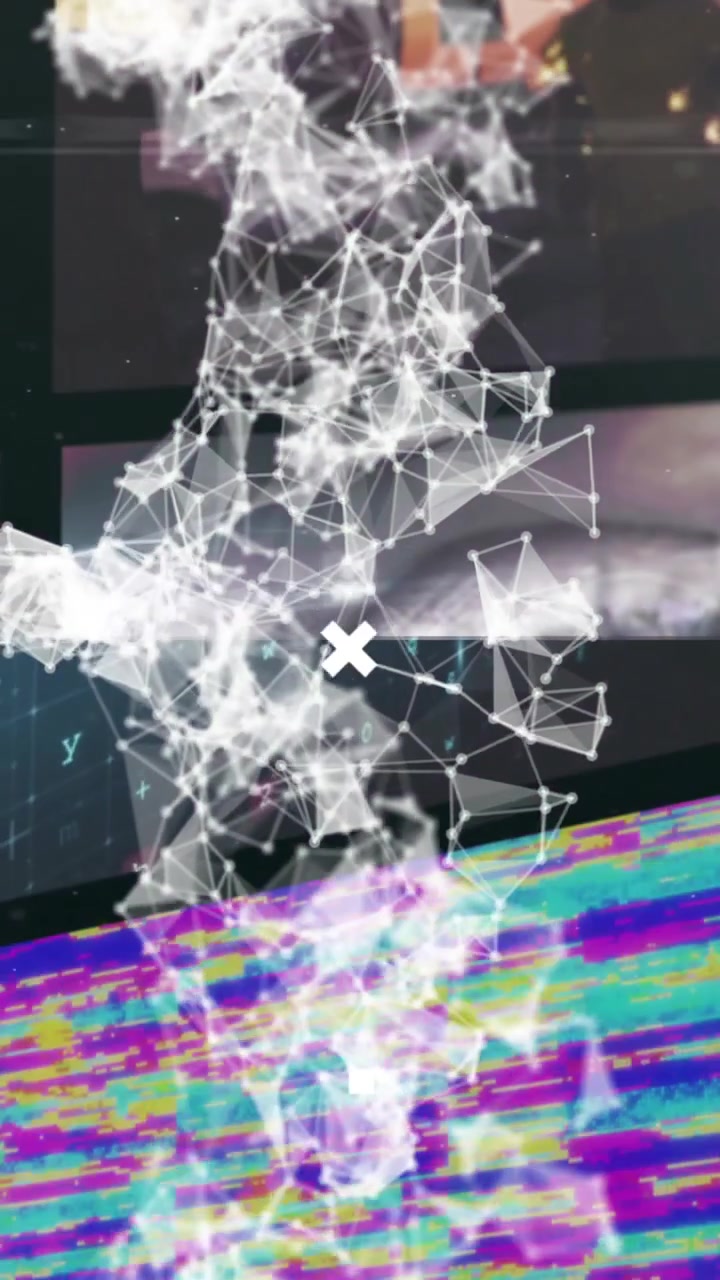 Network of connections and data processing animation over diverse lifestyle scenes
