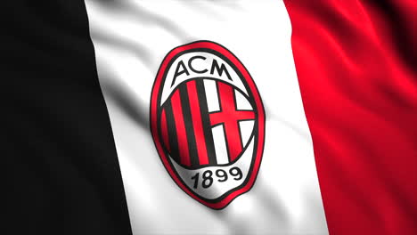 flag of ac milan