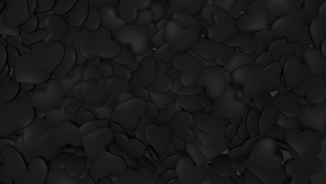 Fondo-De-Corazones-Negros-3d-Apilados