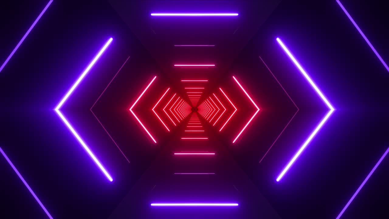 immagini di tunnel al neon