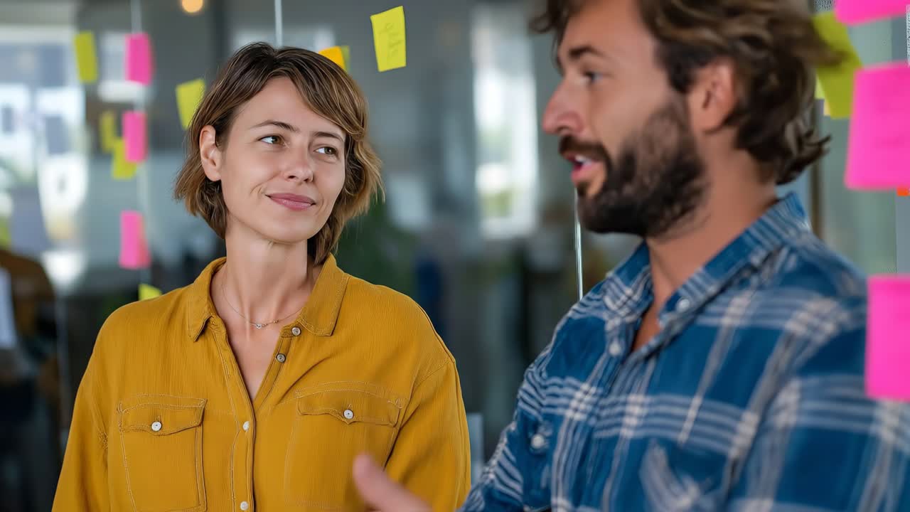 Colleghi che discutono idee durante una riunione