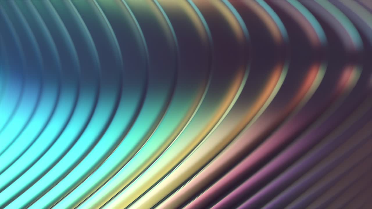 Abstract Iridescent Metallic Background