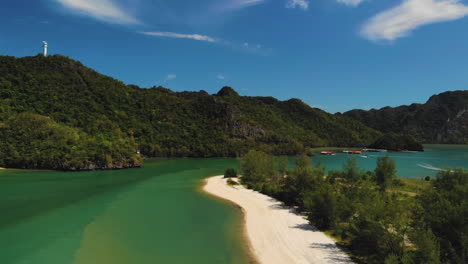 paisaje de la isla de langkawi de malasia