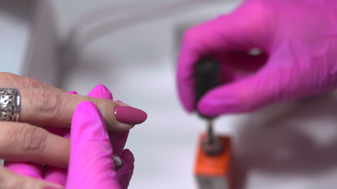 Applying Nail Polish