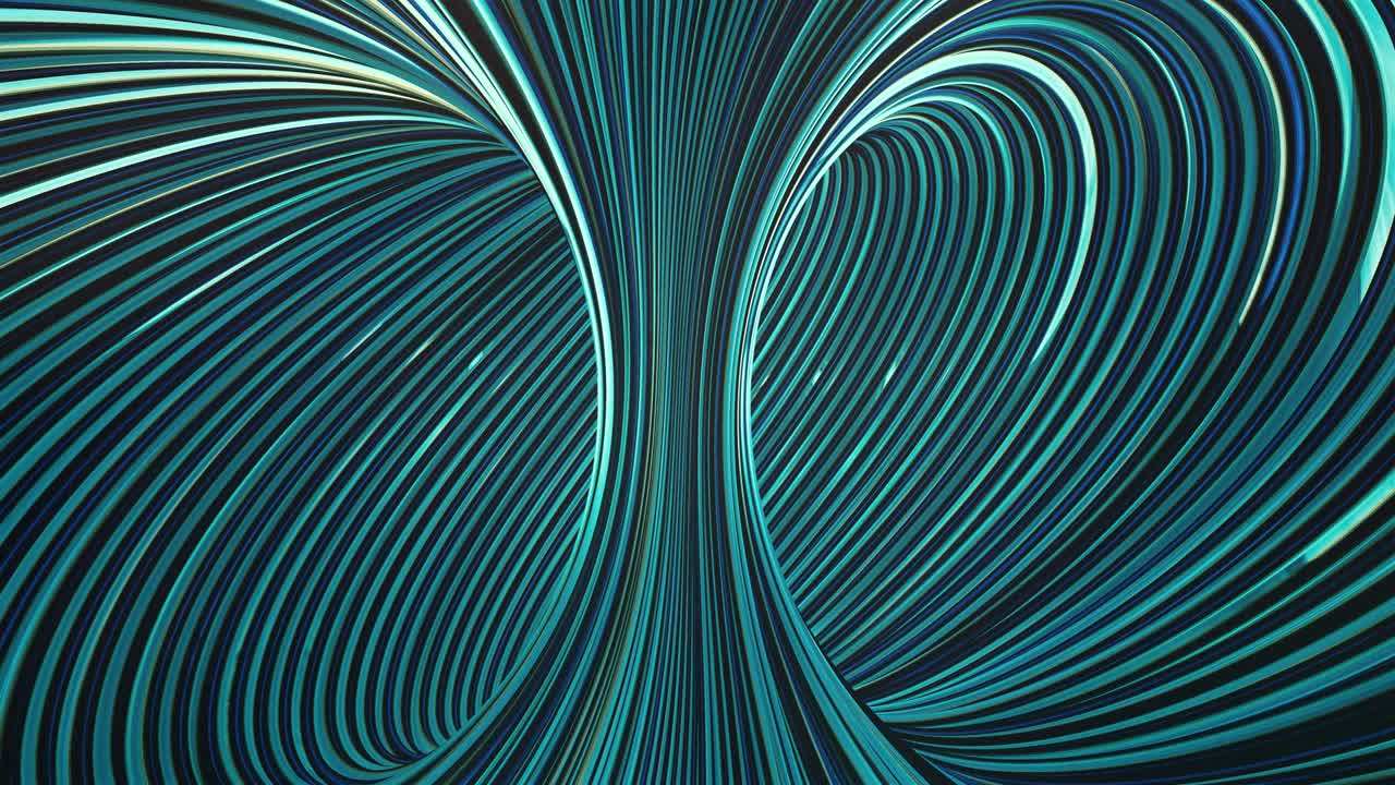 el fondo de líneas giratorias abstractas. diseño de movimiento 4k