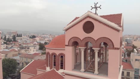 cathedral in limassol, cyprus - aerial view