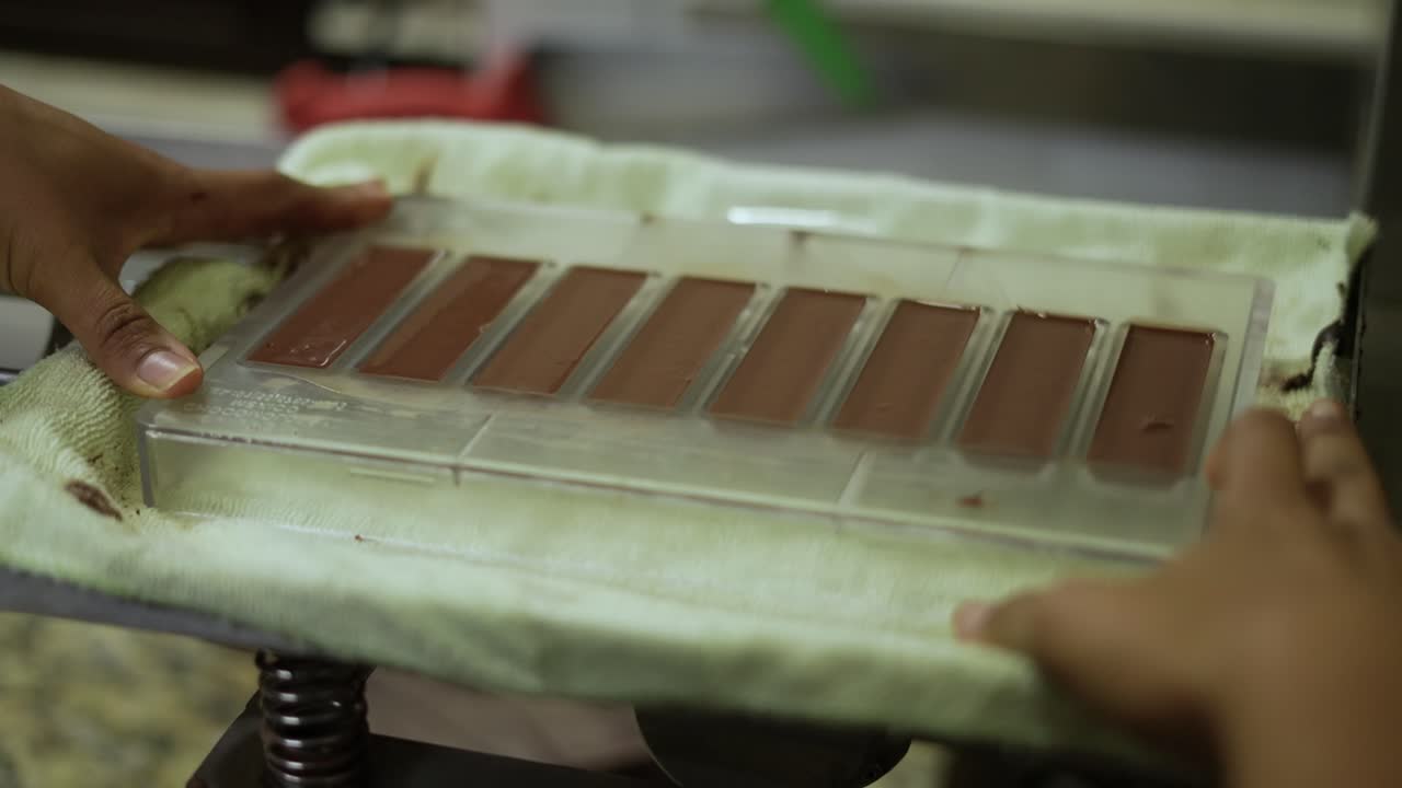 fábrica de chocolate hecha a mano barras de chocolate chocolat de cacao