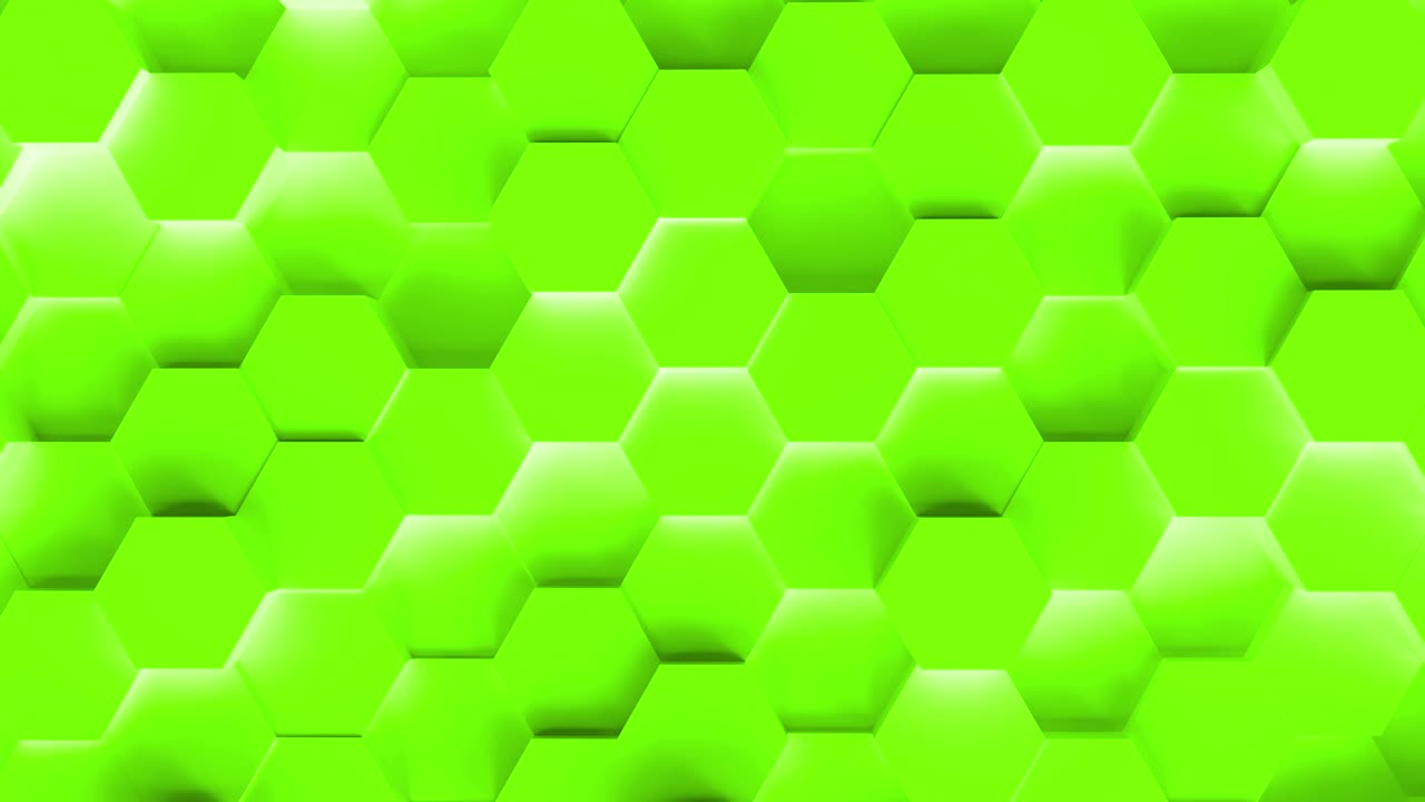 moving technology hexagon pattern background