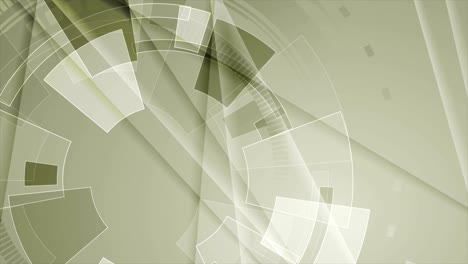 abstract technology hud gear video animation