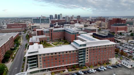 aerial pullout university of alabama at birmingham in birmingham alabama