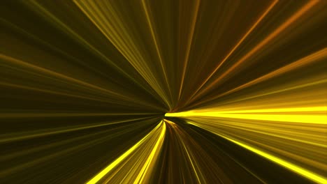 abstract gold tunnel